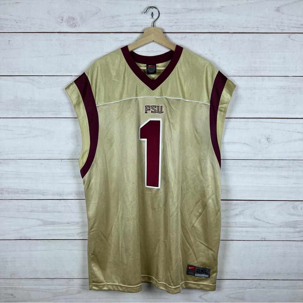 Florida State Seminoles Basketball Nike Gold Jersey XXL